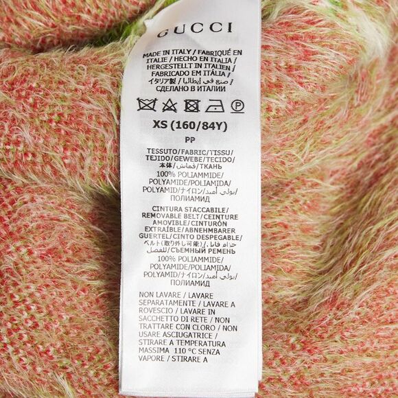 Gucci X Adidas Green Monogram Textured Knit Cardigan Xs - Picture 7 of 7